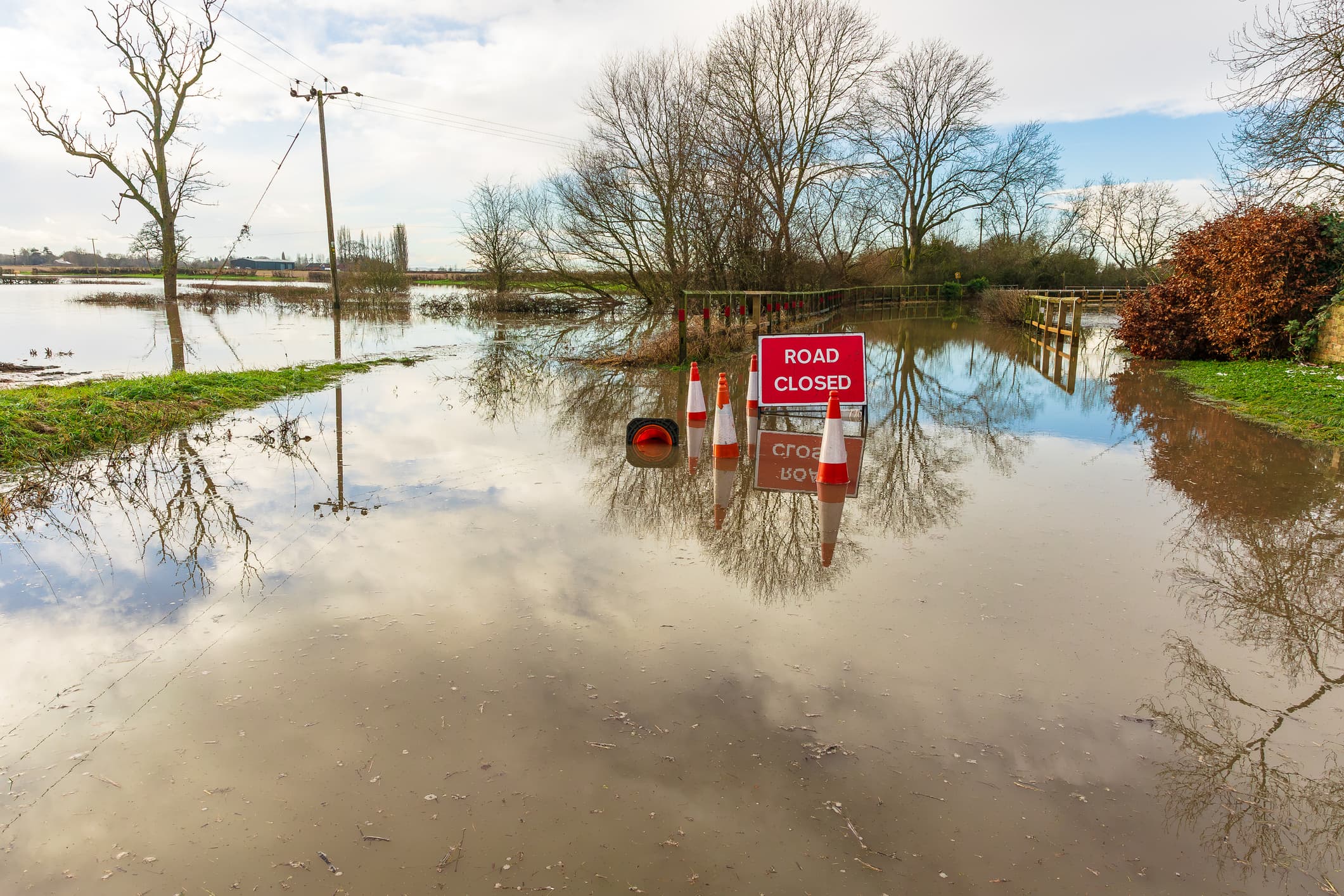 Flooding after a storm